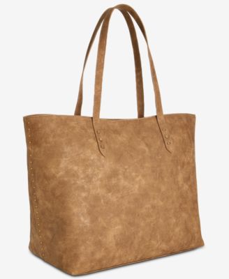 Stud Nubuck Large Tote, Macy's Exclusive