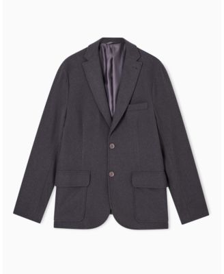 Men's Cozy Lab Wool Pockets Blazer