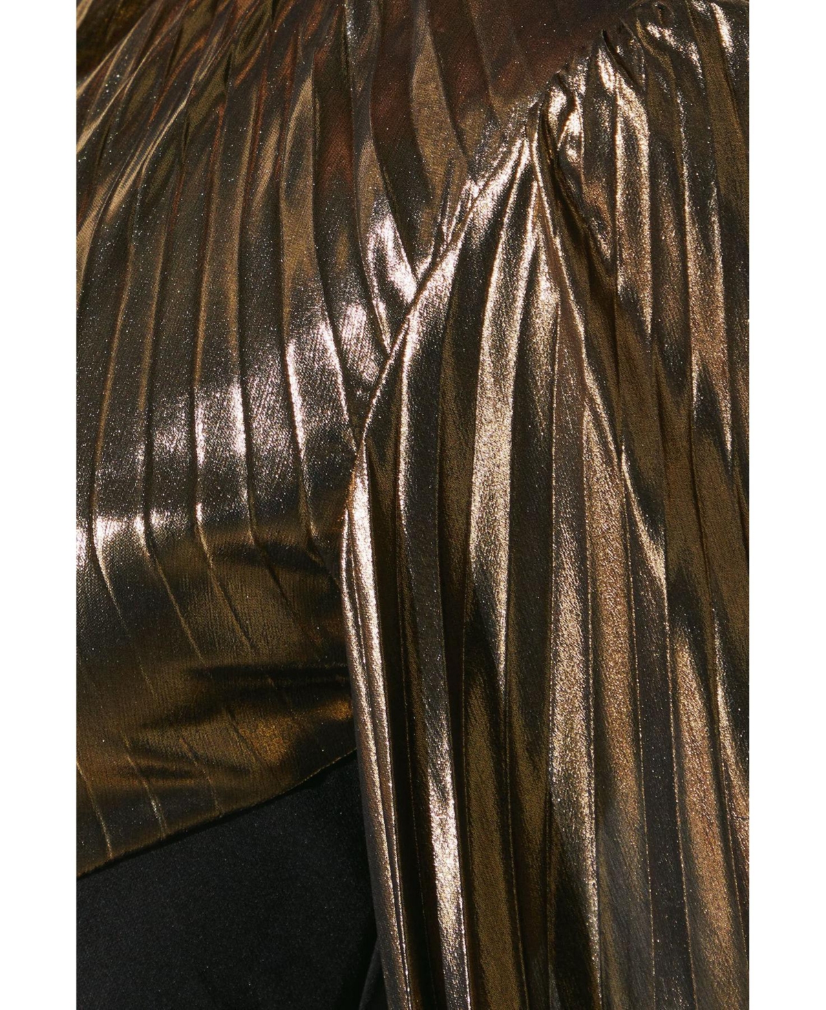 Coast Women's Party Metallic Long Sleeve Mini Dress