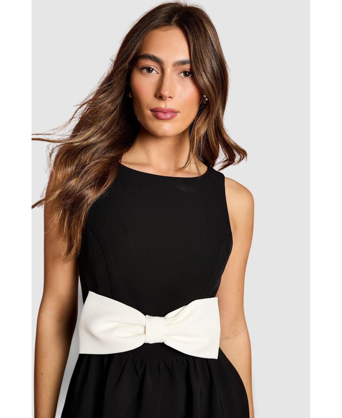Coast Women's Sleeveless Bow Midi Dress