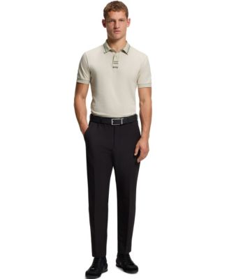 Men's Cotton Pique Slim-Fit Polo Shirt
