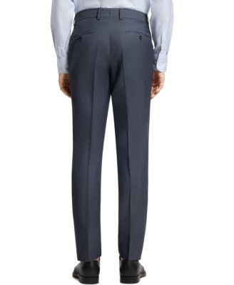 Men's Two-Piece Slim-Fit Patterned Virgin Wool Suit