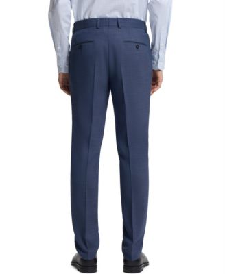 Men's Micro-Patterned Stretch Cloth Two-Piece Slim-Fit Suit