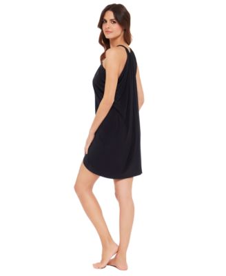 Women's Draped Cover-Up Dress
