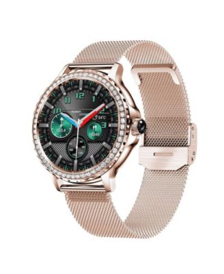 Women s Smart Sports Watch – Multi-Functional with Bluetooth Calling, Health Monitoring, Intelligent Alerts, and IP67 Water Resistance (Rose Gold)”