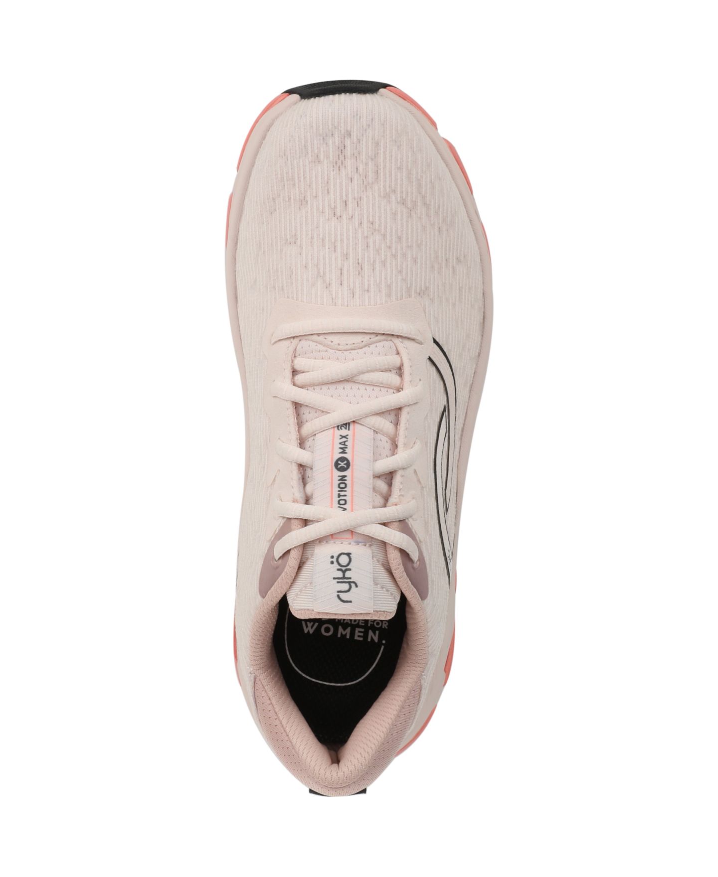 Женские кроссовки Ryka Devotion X Max 2 Lace-Up Walking, цвет: Ракушечный розовый сетчатый — фото 5