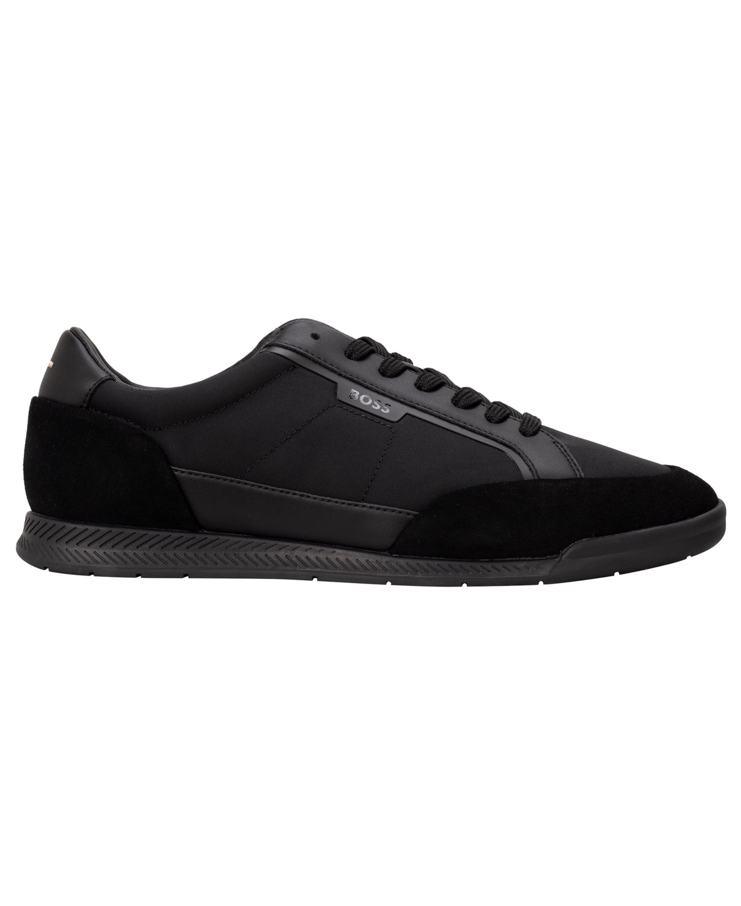 Мужские кроссовки HUGO by Hugo Boss Nitan Round-Toe, цвет: Чёрный — фото 1