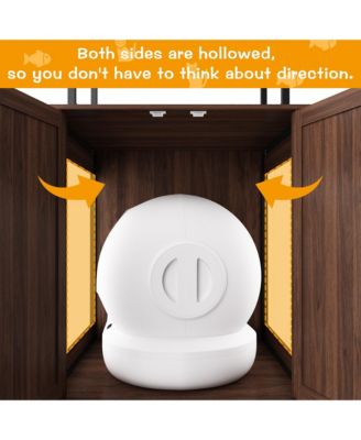 Storage Cabinet with Shelves, Large Open Storage & Doors Used for Pet