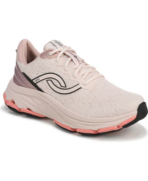Женские кроссовки Ryka Devotion X Max 2 Lace-Up Walking, цвет: Ракушечный розовый сетчатый