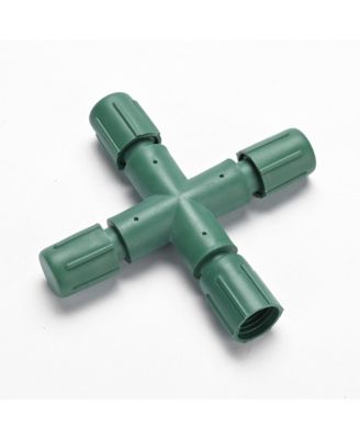 10Pcs IP65 Waterproof Wire Connectors 4 Way X-Shape for Outdoor Lights