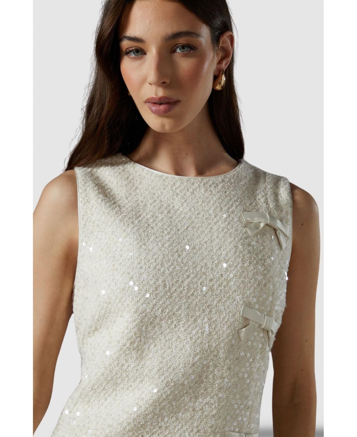 Coast Sequin Boucle Shift Dress
