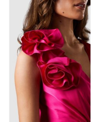 Women's Corsage Cowl Back Jumpsuit