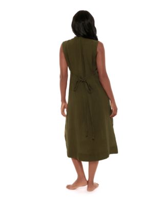 Women's Pleated Coverup Beach Dress