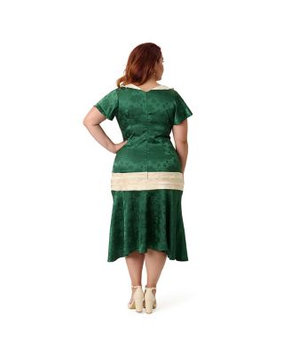 Plus Size 1920s Wilshire Flapper Day Dress