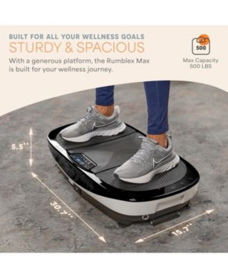 LifePro Rumblex Max 4D Vibration Plate with Resistance Bands – Full Body Workout for Fitness, Shaping, Recovery & Weight Loss