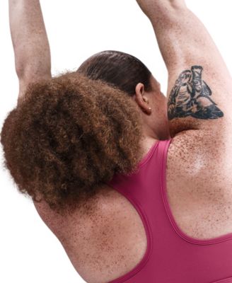 Plus Size Active Medium-Support Padded Logo Sports Bra