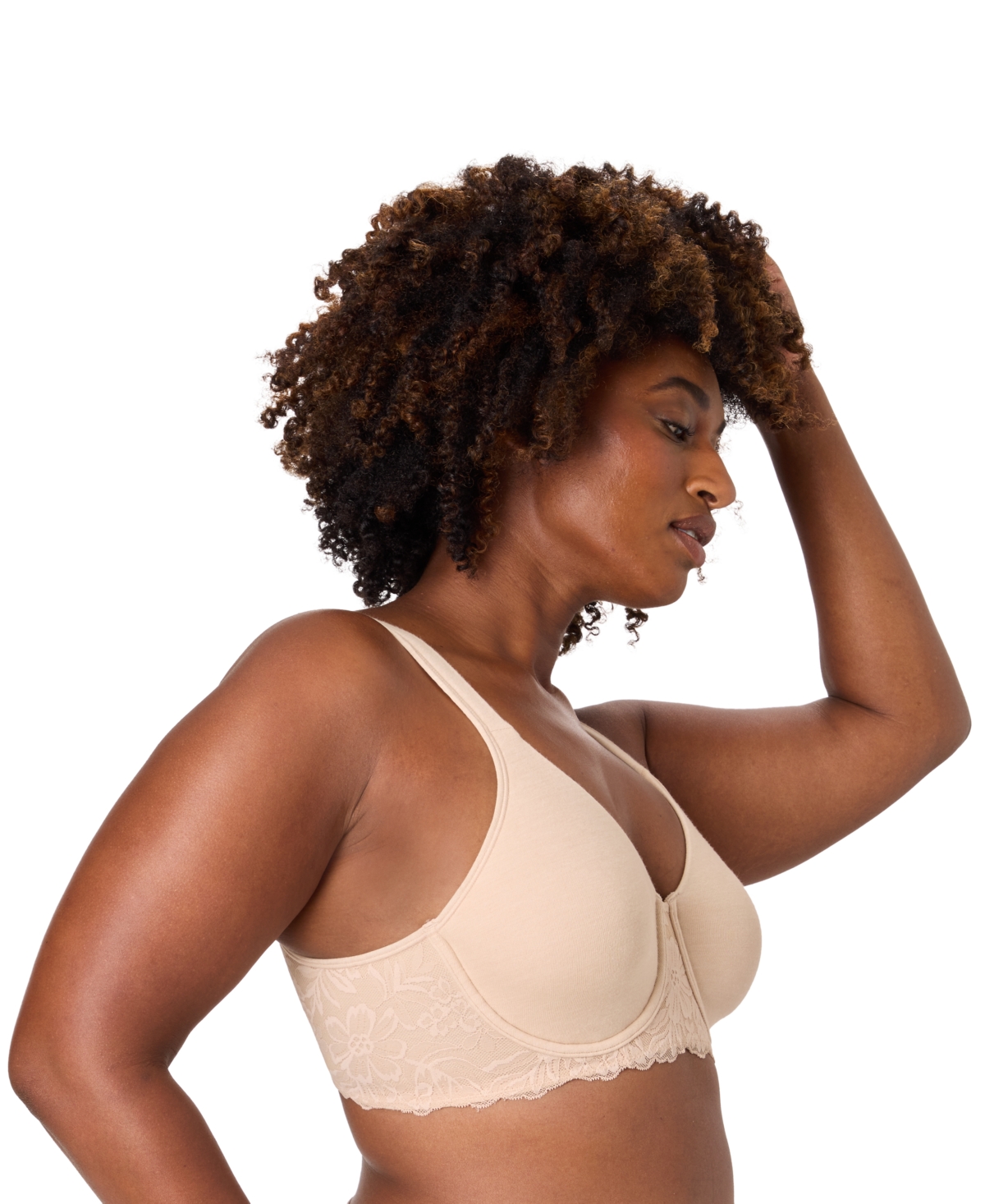 Bali Plus Breathe Medium Underwire Full Coverage Minimizer Bra