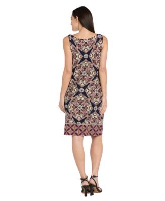 Women's Printed Interlock Twist Yarn Jacket Dress, 2-Piece Set