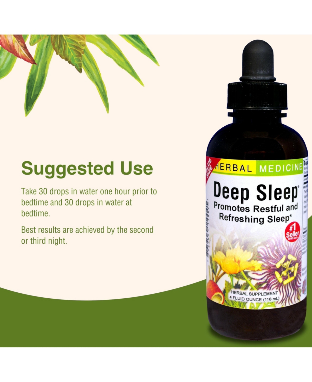 Trace Minerals Deep Sleep - Natural Herbal Sleep Aid Supplement - Non-Habit Forming