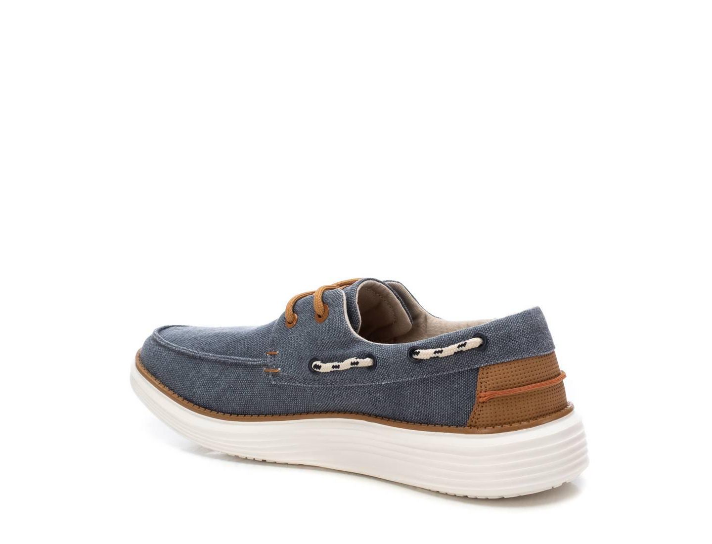 Мужские туфли XTI Casual Comfort Boat Shoes Refresh Collection, цвет: Тёмно-синий — фото 3