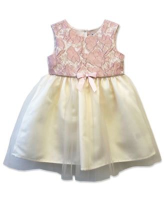 Girls' 2T-6X Jacquard Coat and Sleeveless Dress, 2-Piece Set