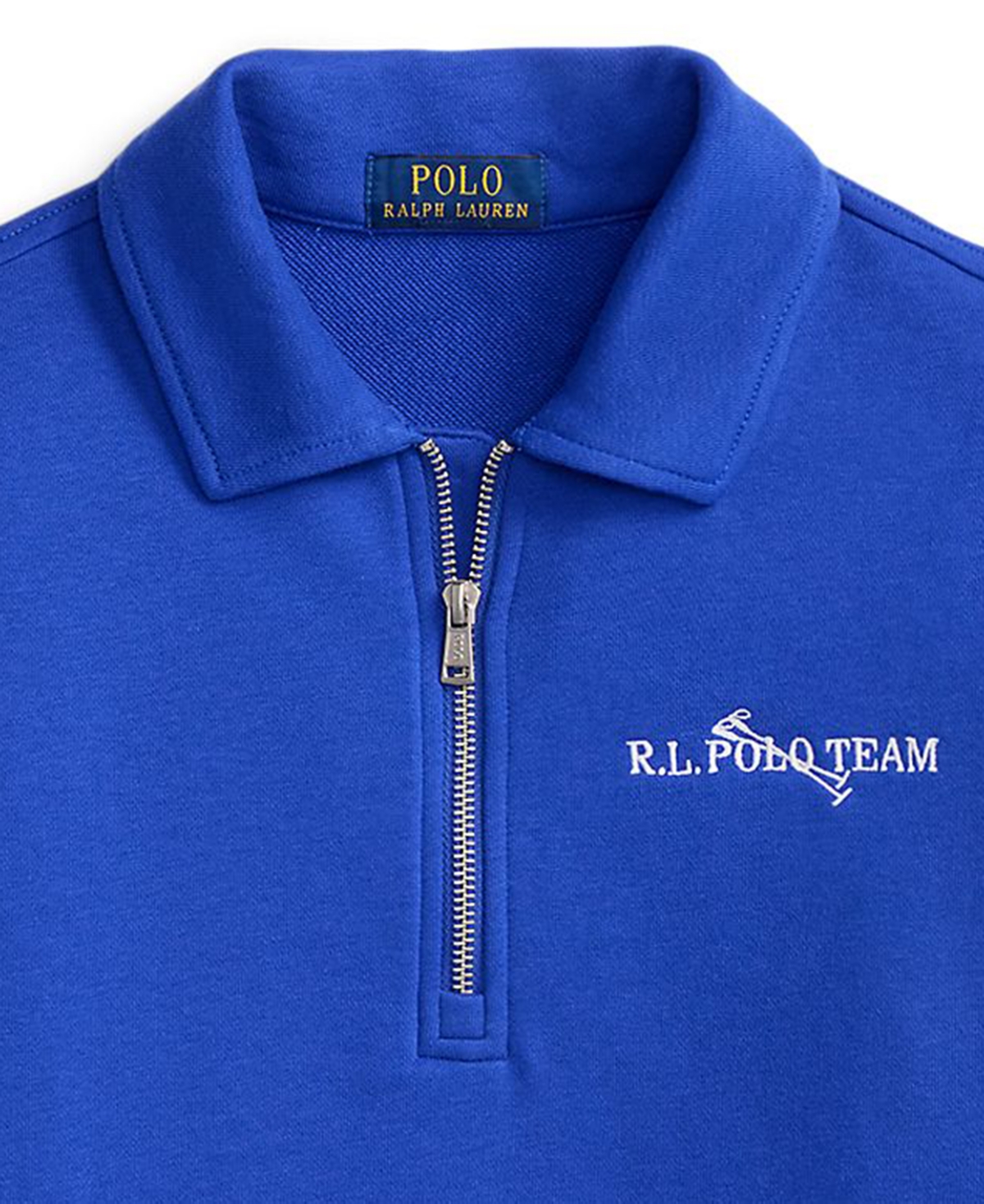 Polo Ralph Lauren Boys 8-20 Team Terry Collared Sweatshirt