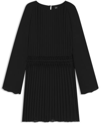 Women's Smocked Waistband Pliss&eacute; Dress