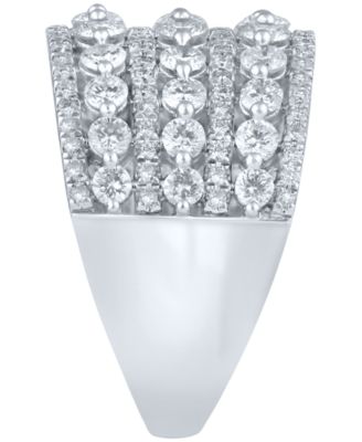 White Diamond Ring (2 ct. t.w.) in 10k White Gold