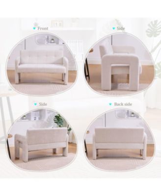  Nordic Modern Double Armchair Sofa for Living Room & Bedroom