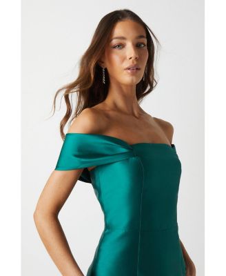 Women's Honoured Twill Bardot Maxi Dress