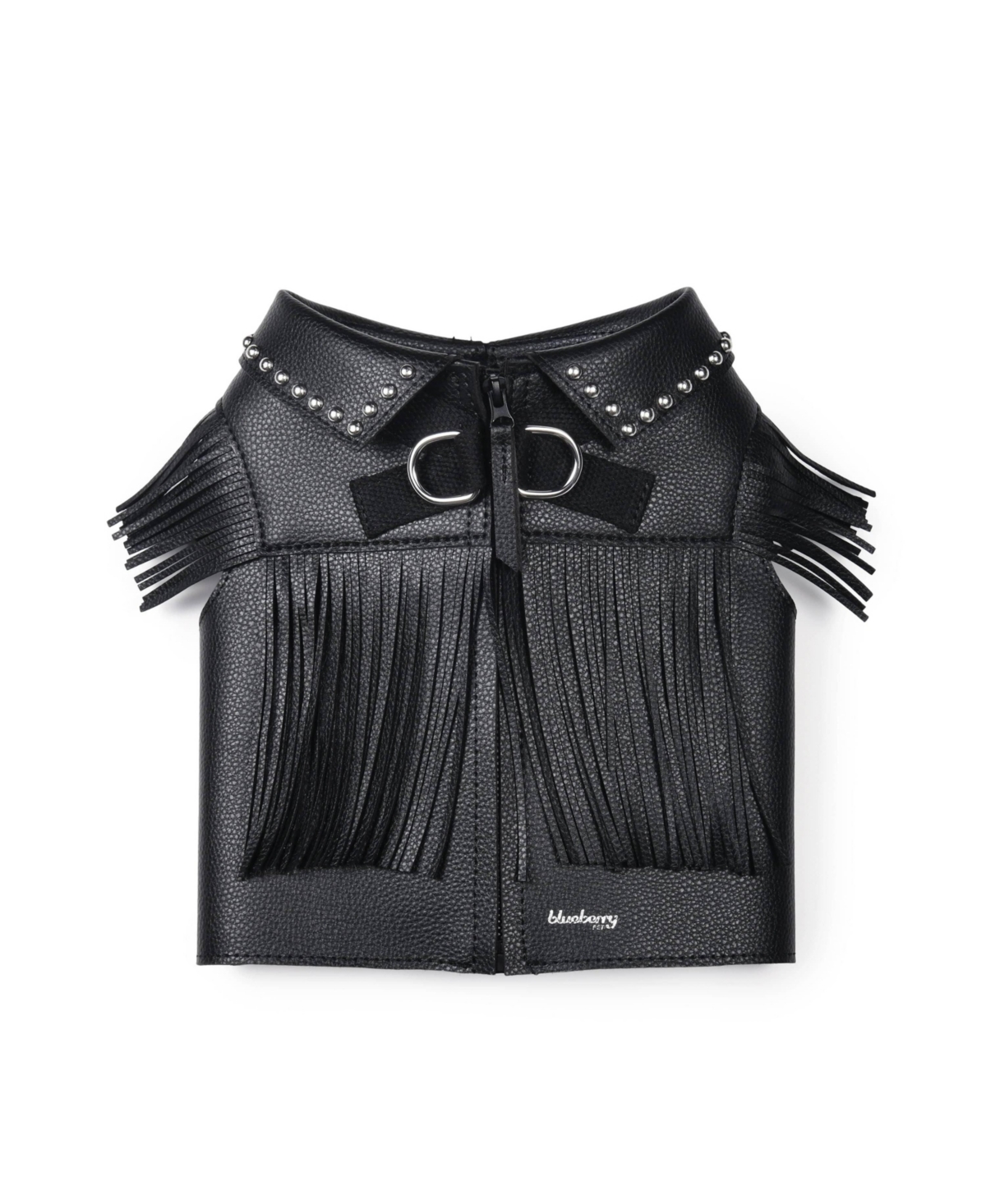 Blueberry Pet Silver-Powered Freshness Microfiber Leather Dog Harness Jacket