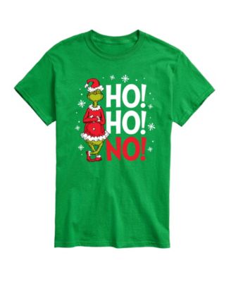 AIRWAVES - Men's The Grinch Ho Ho No Graphic Short-Sleeve T-Shirt