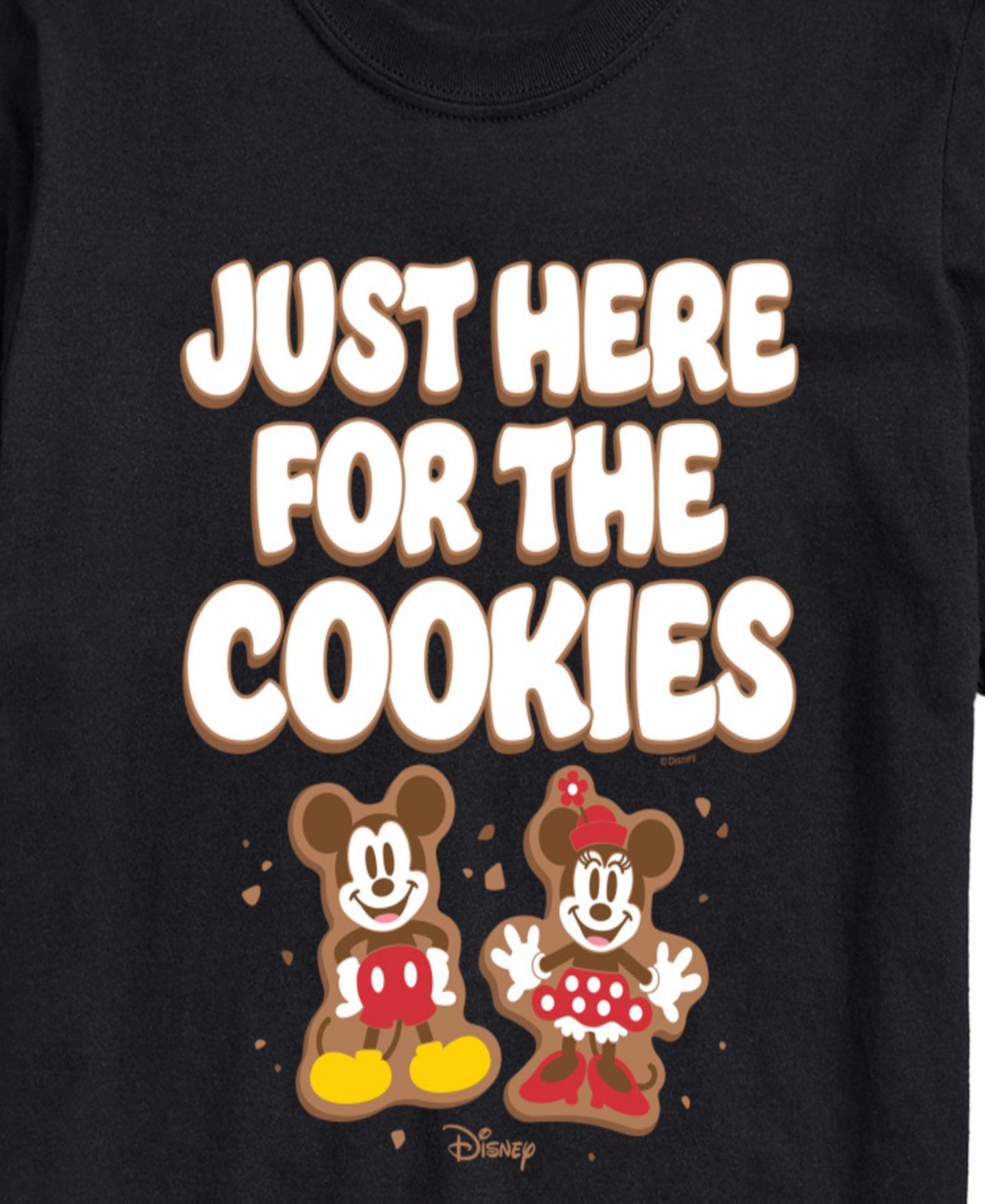 Мужская футболка AIRWAVES Disney Just Here For The Cookies Short-Sleeve Graphic, цвет: Чёрный — фото 3