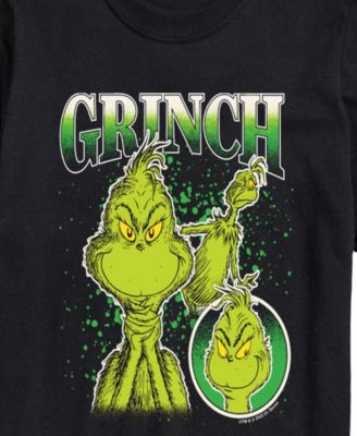 Men's The Grinch Collage Graphic Short-Sleeve T-Shirt