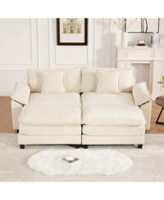  Cloud Couch: Ultimate Comfort Chenille Sofa with Ergonomic Support