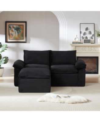Modern corduroy cloud sofa, freely combined, comfortable sitting experience