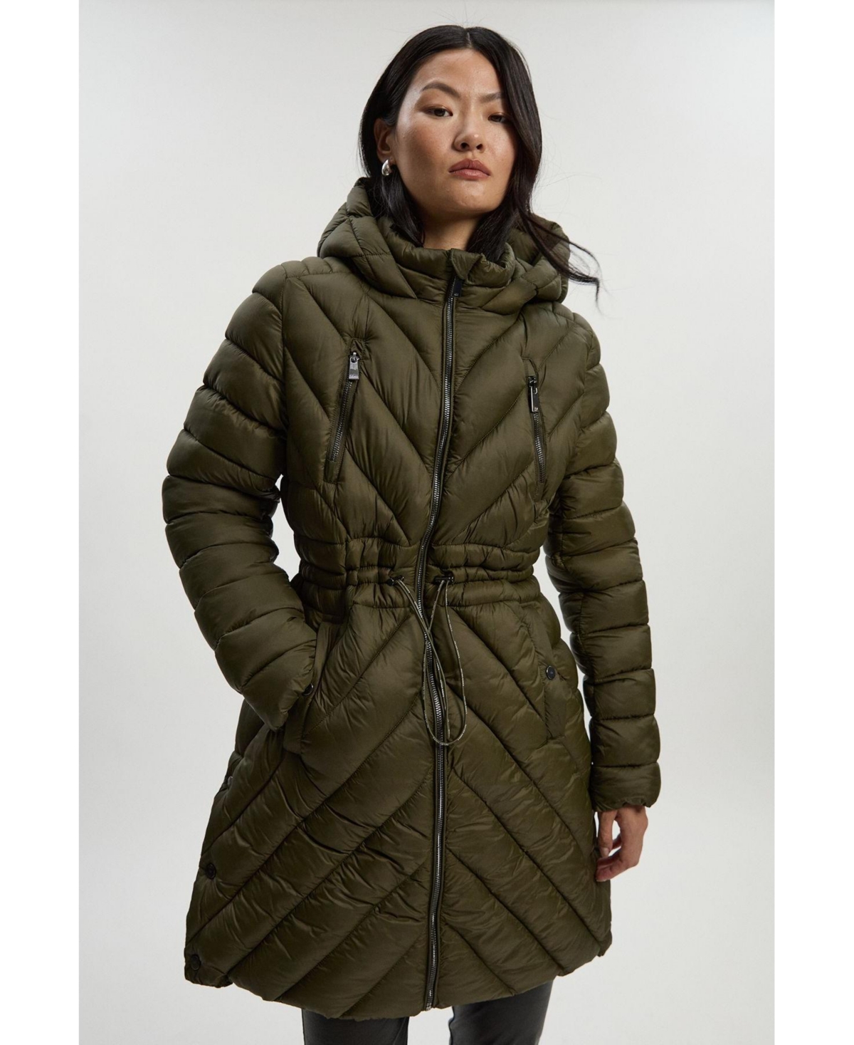 Karen Millen Women's Lightweight Packable Coat