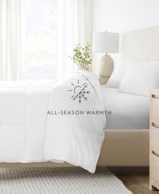 Solid Cotton 300TC Down Alternative Comforter, Twin/Twin XL