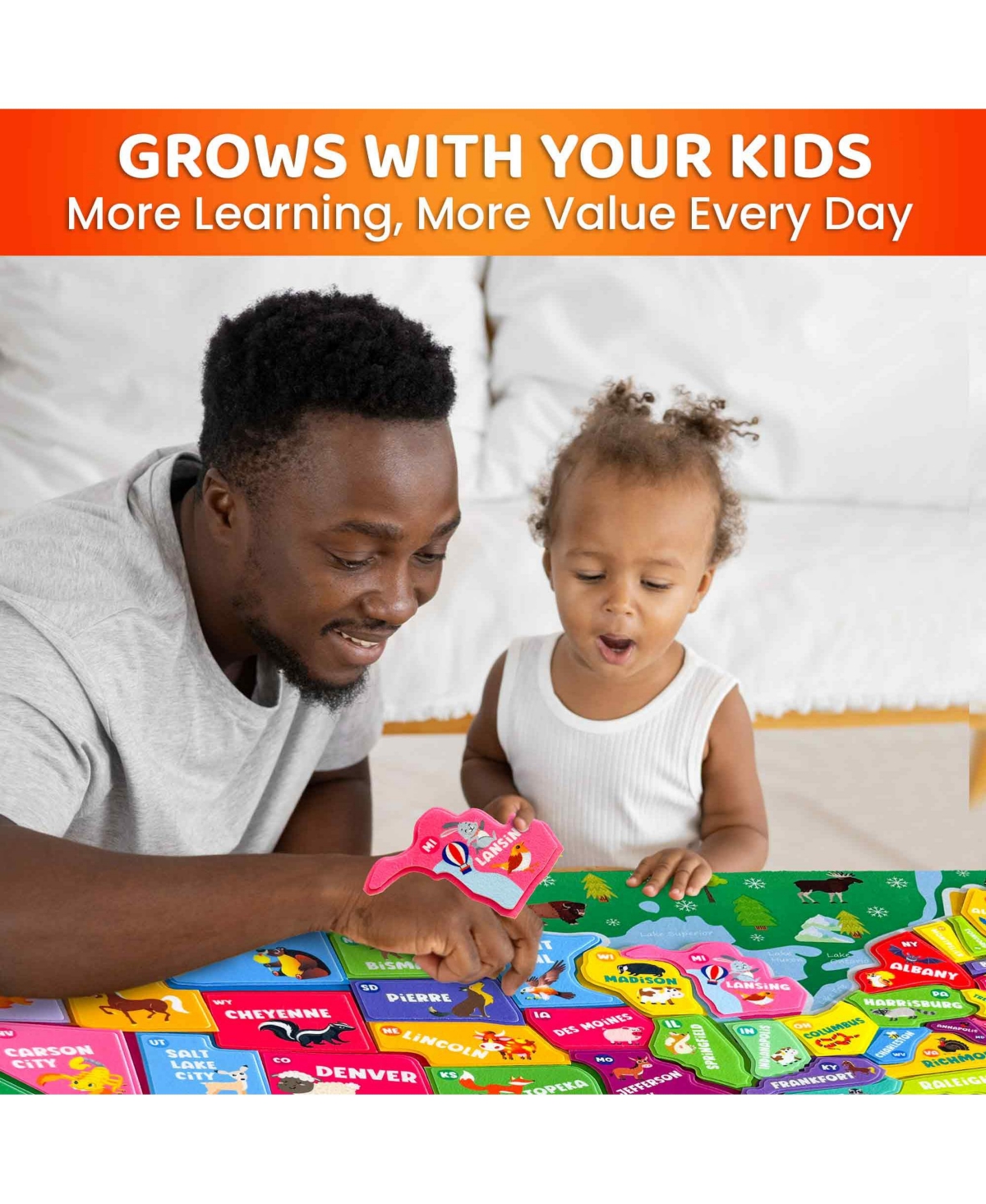 Quokka Space Felt Board for Kids 3-5 Years Old - Social Emotional Preschool Learning Activities