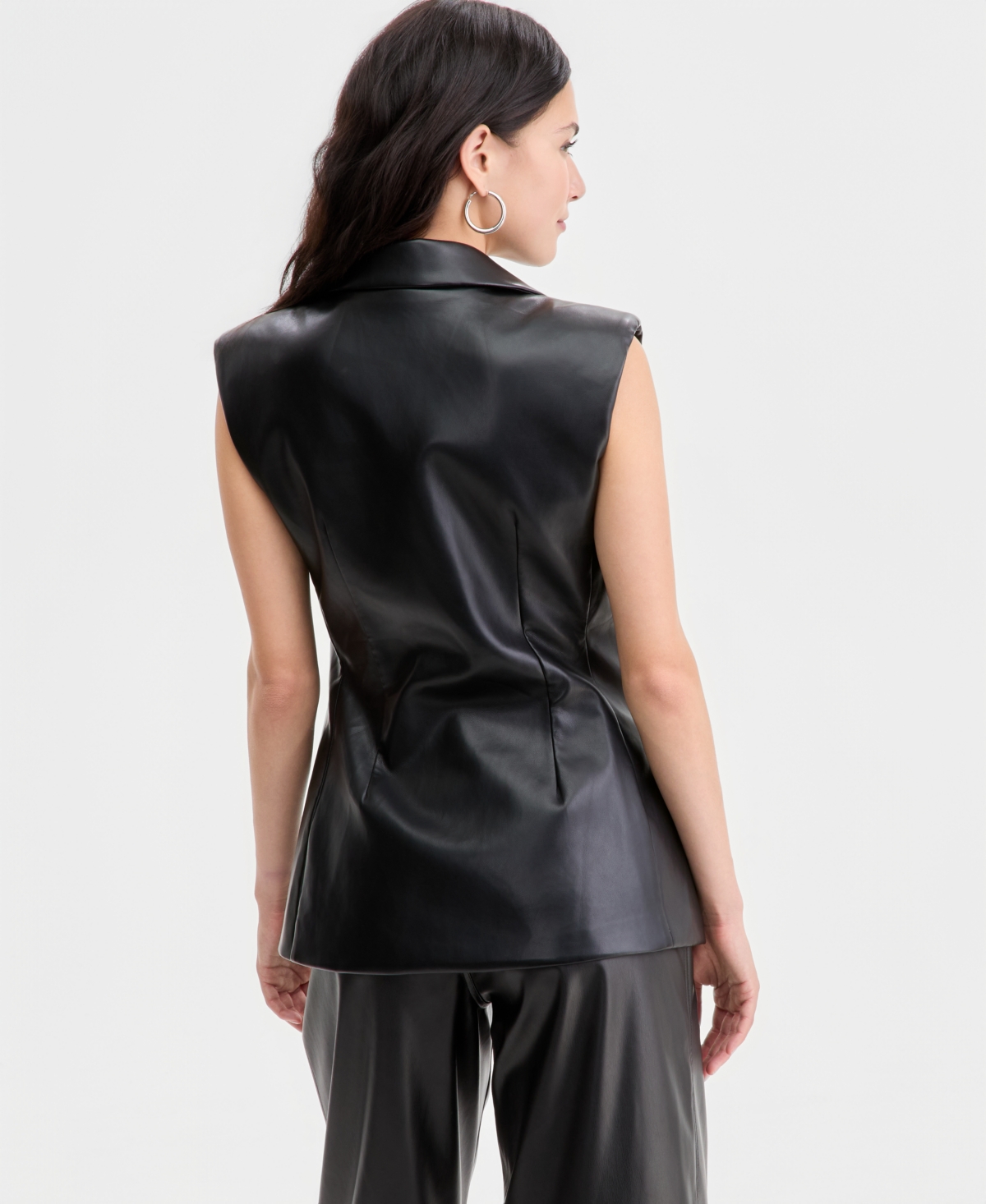 Bar Iii Women's Sleeveless Structured Vest, Macy's Exclusive