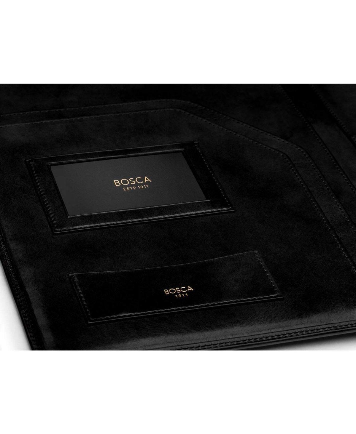 Bosca Old Leather Classic All Leather Pad Cover 8.5 X 11