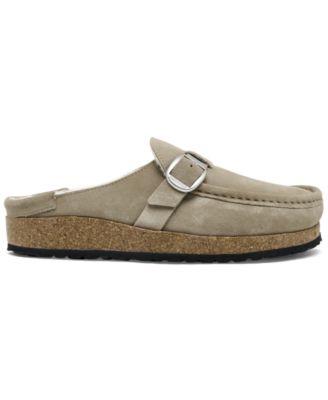 Women's Buckley Shearling Suede Leather Clogs from Finish Line