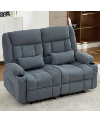 Streamdale Recliner Loveseat with Cup Holders & Side Pocket for Adults