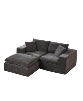 Modern Chenille Cloud Sofa - Freely Combinable, Comfortable Living Room Furniture