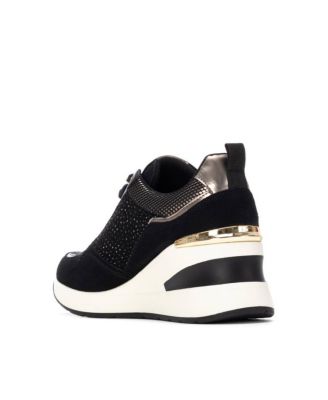 Women's Suede Wedge Sneakers By XTI