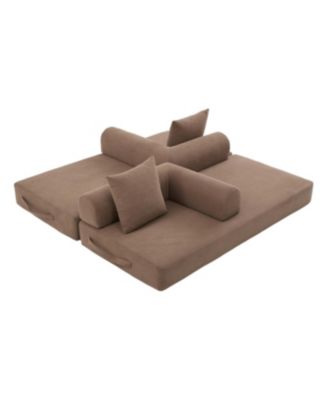 Streamdale Foldable & Compressible Sofa with Metal Frame for Small Spaces