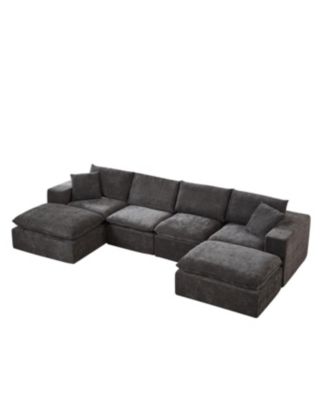 Streamdale Modern Chenille Cloud Sofa - Freely Combinable & Comfortable
