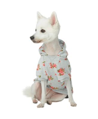 Blueberry Pet French Terry Knit English Rose Dog Sweatshirt and Hoodie