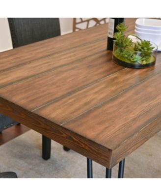  6-Piece Dining Set with Upholstery Bench, 3 Colors