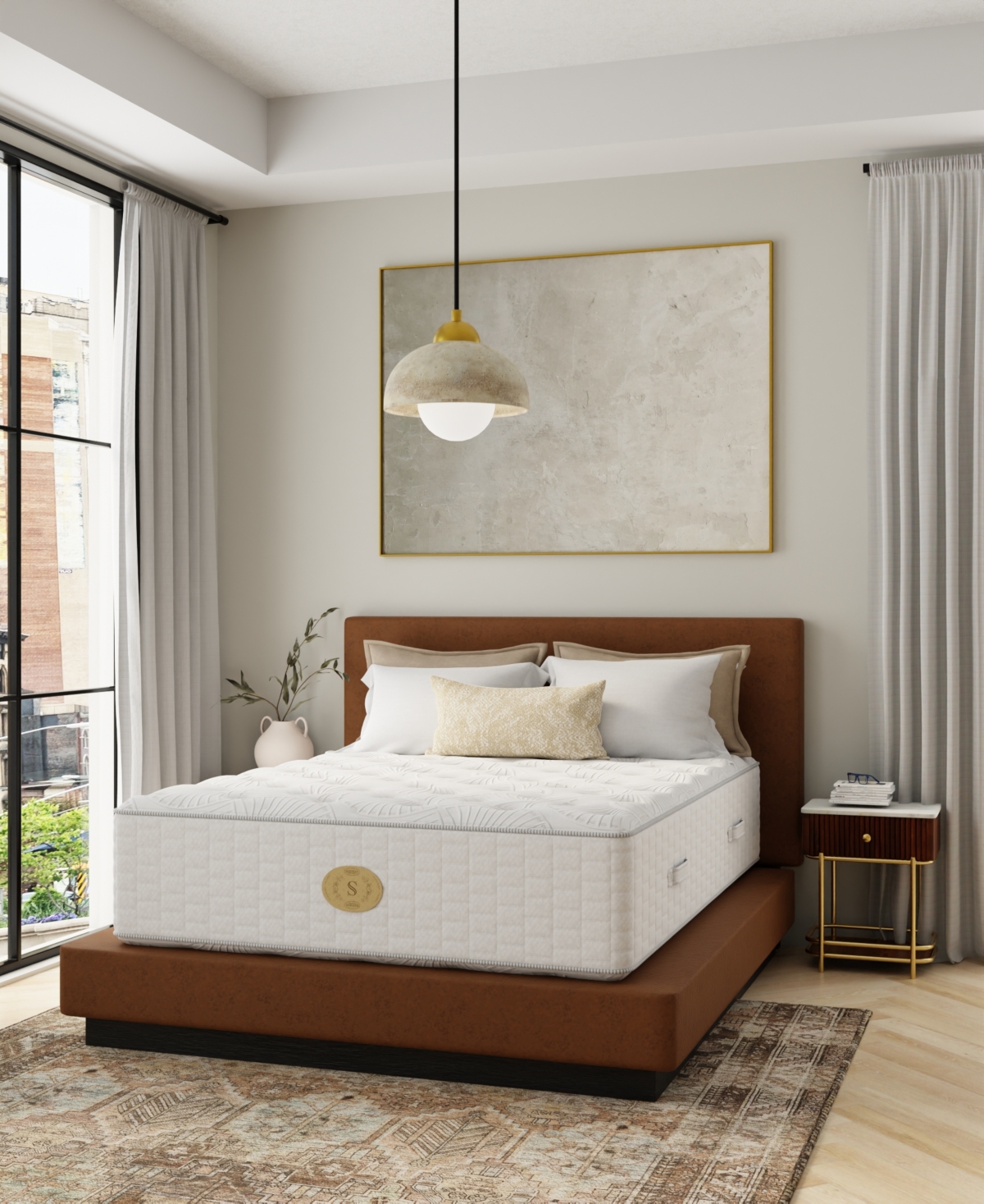 Shifman Flourish 16" Plush Tight Top Mattress, Twin